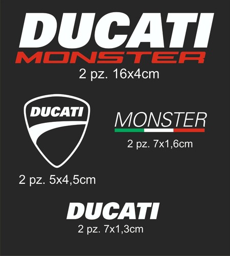 Kit adesivi ducati - adesivi,
